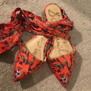 Sam Edelman Lace Up Flats